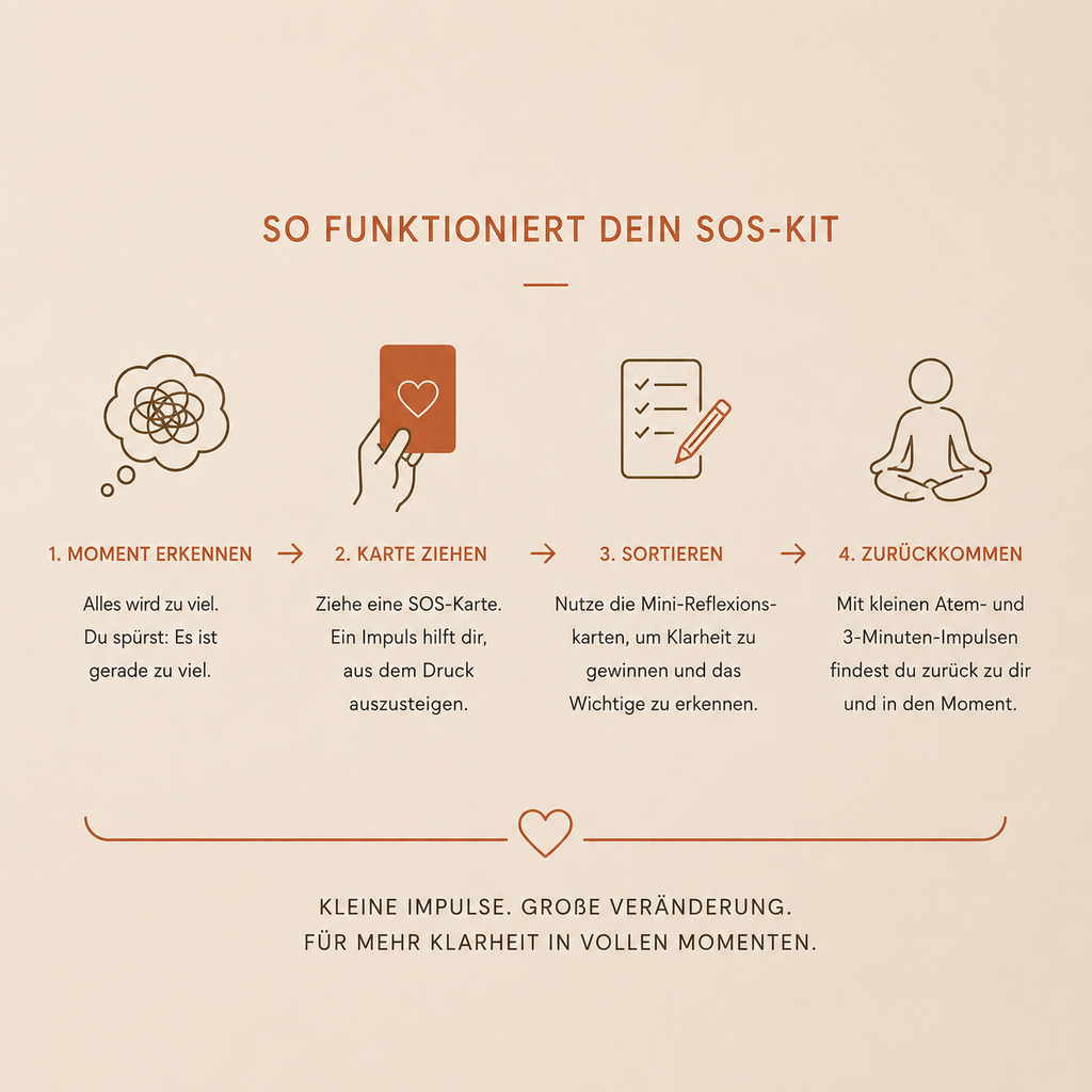 Alles ist zu viel - Dein SOS-Kit bei mentaler Überforderung